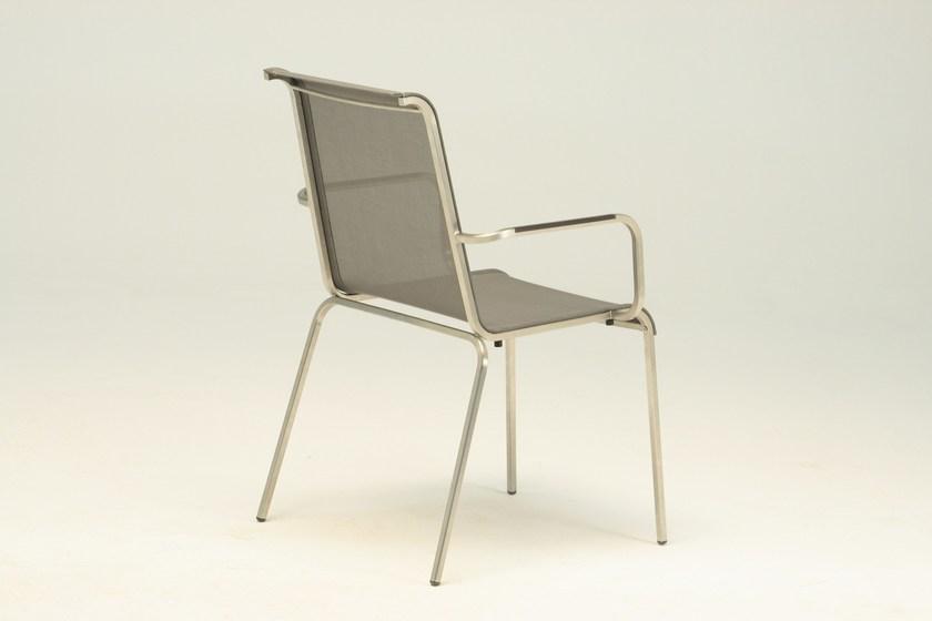 FISCHER MÖBEL Штабелируемый садовый стул с подлокотниками Modena sun-id-1509756 - Вид №8