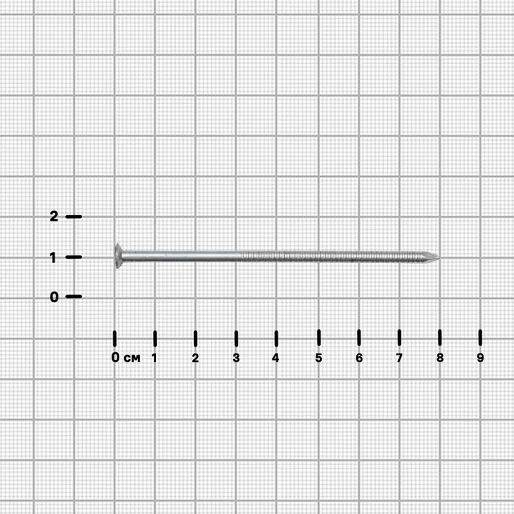 Гвозди ершеные 3.2x80 мм 1 кг Santreyd STLM-2202255 - Вид №2