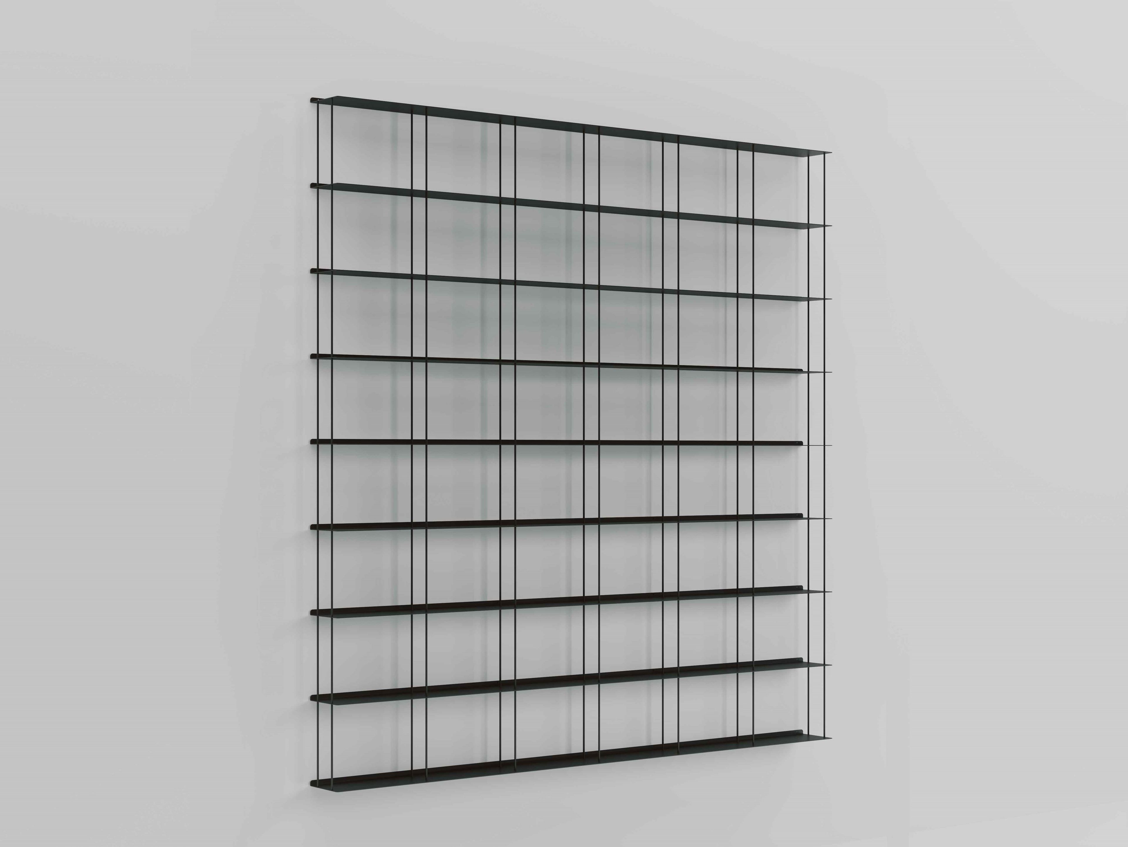 Алюминиевый секционный настенный книжный шкаф KRIPTONITE Krossing ARCH-00131150 - Вид №30