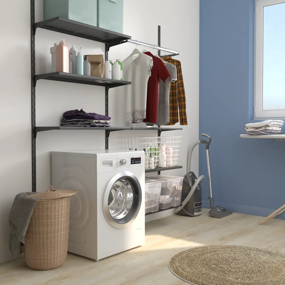 Кронштейн для штанги Spaceo цвет белый STLM-2130241 - Вид №16