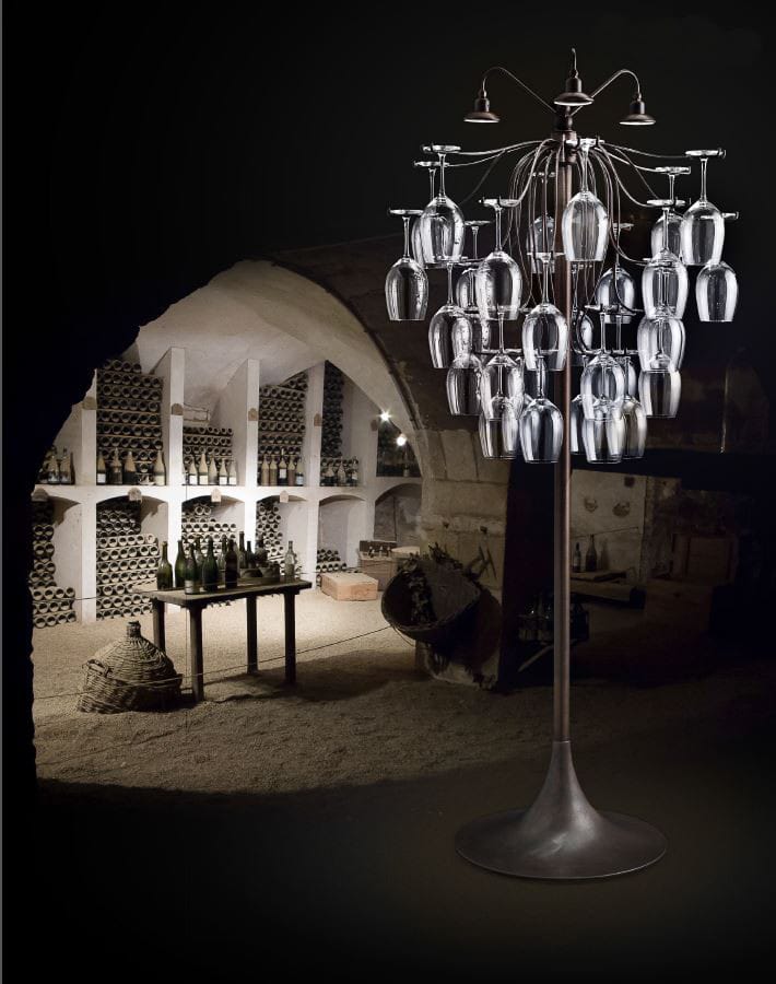 Стеклянный светодиодный торшер Aldo Bernardi Совиньон ARCH-00149007