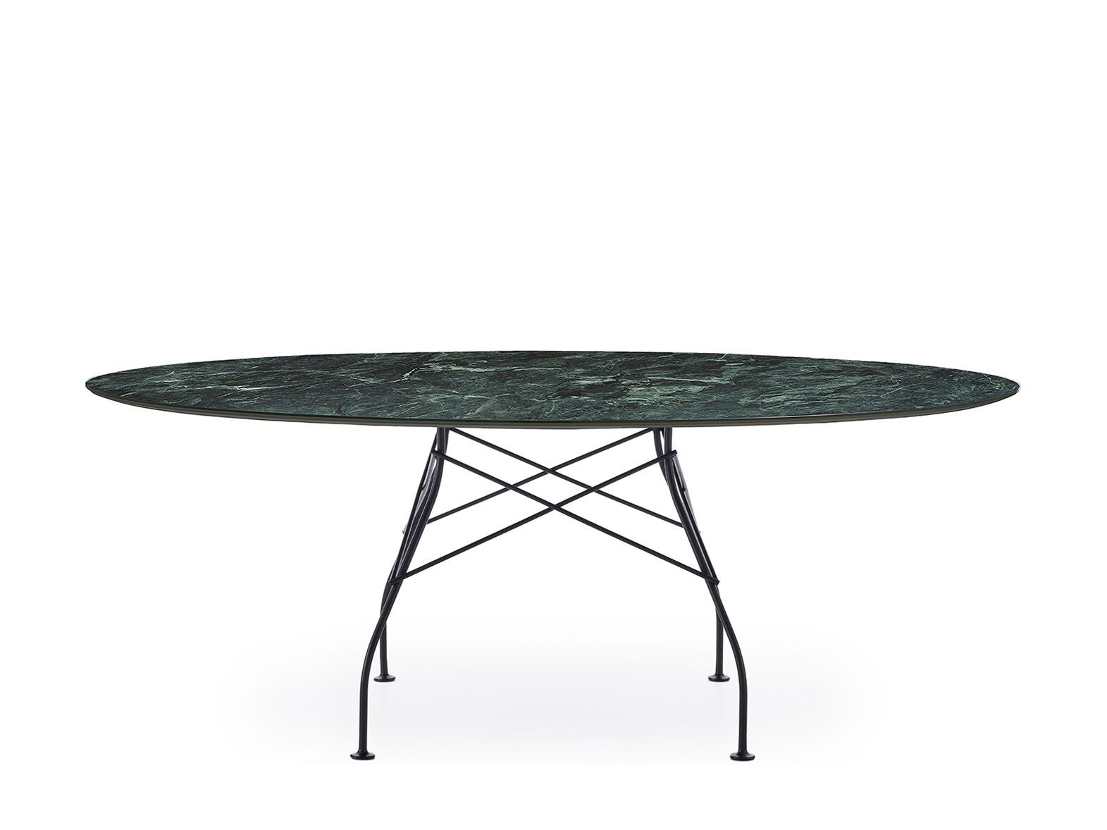 Овальный обеденный стол из керамогранита Kartell GLOSSY ARCH-00030518 - Вид №16