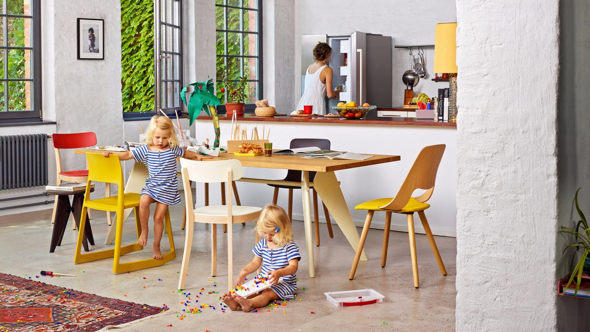 Табурет из массива дерева VITRA TABOURET BOIS ARCH-00063501 - Вид №3