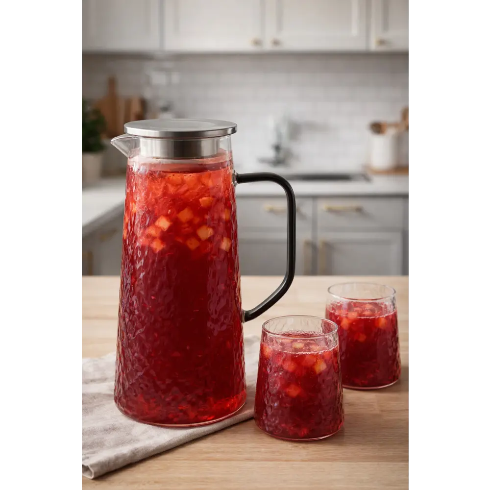 Кувшин 1.5 л Leonord с крышкой стекло цвет прозрачный 2 шт Santreyd STLM-2160903 - Вид №4