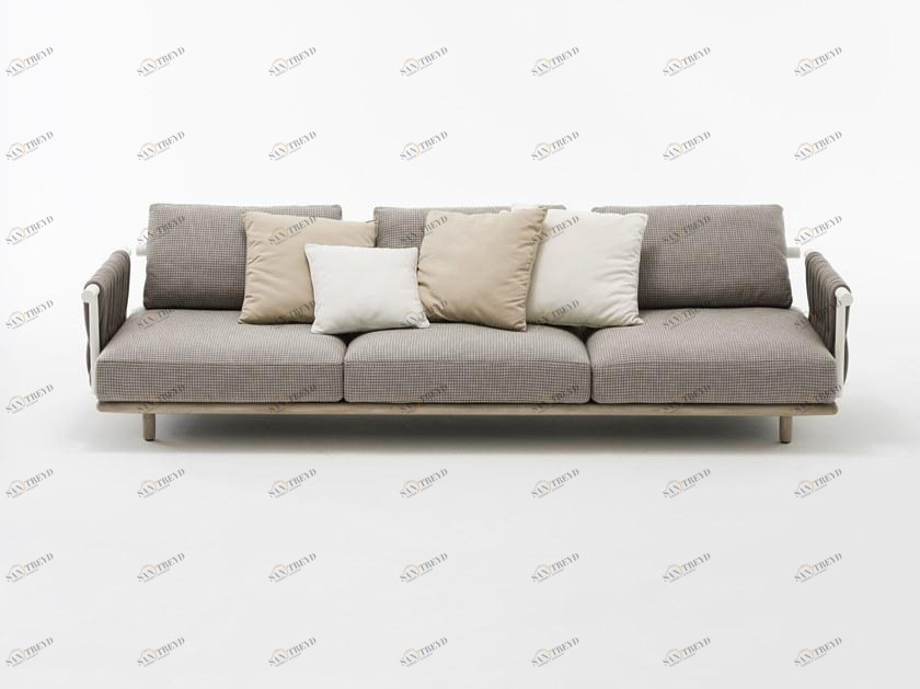 RODA 3-х местный тканевый садовый диван Eden sun-id-1454564