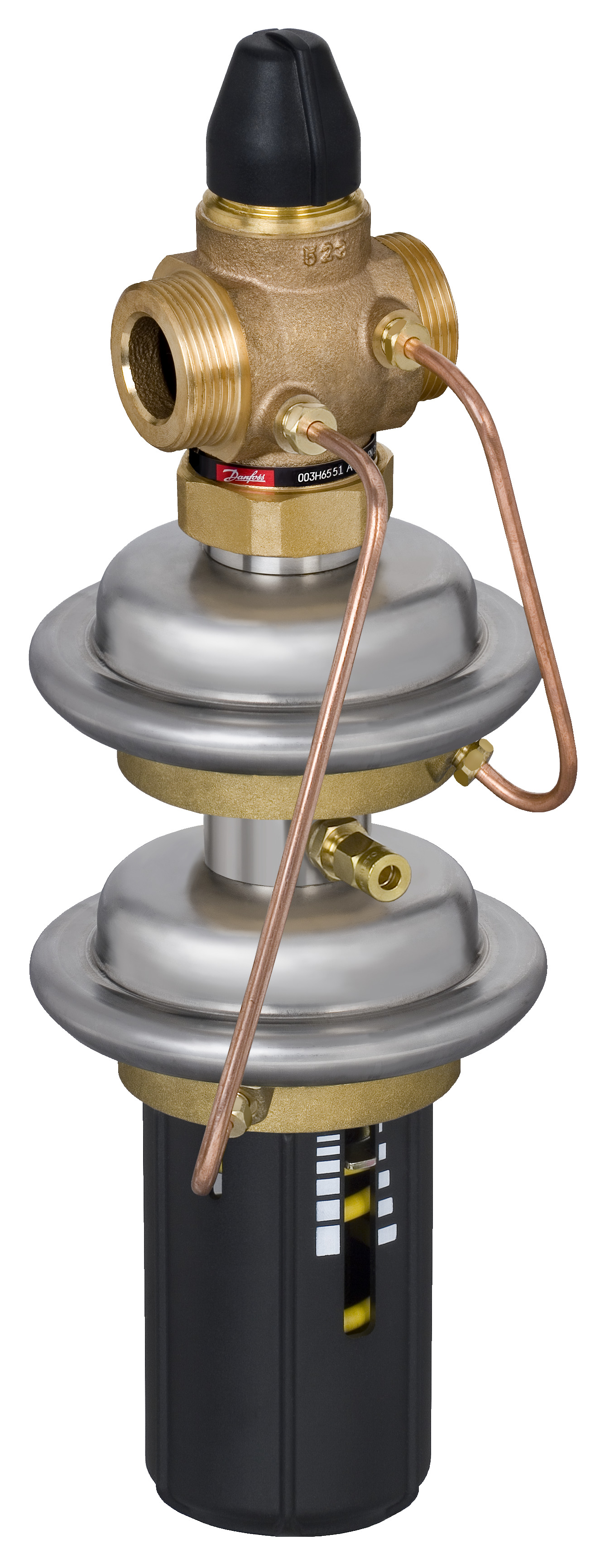 Danfoss Регулятор перепада давления AVPQ для монтажа на подающем трубопроводе РПД AVPQ 4PN25 15/1,6/0,3-2,0/0,2/резьб. 003H6555  - Вид №32