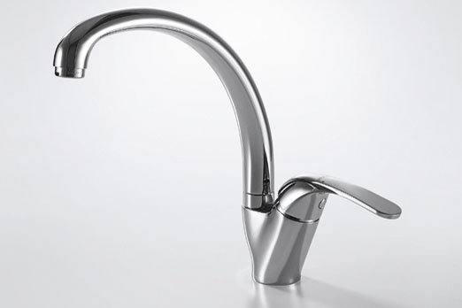 Смеситель для кухни с высоким поворотным изливом FIT F7135188CP-1-RUS bravat - Вид №1