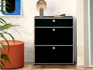 Металлический секционный комод