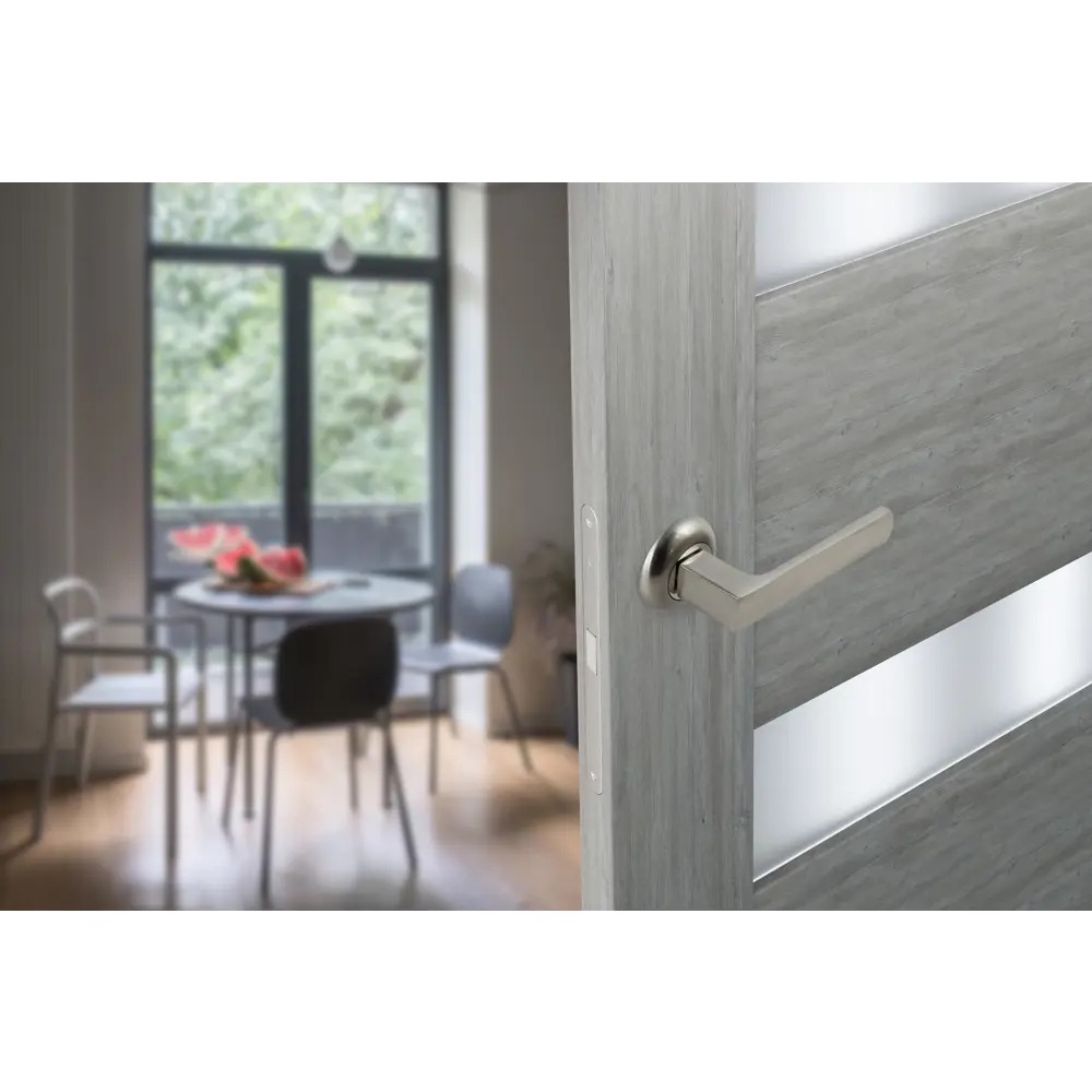 EDSON Дверные ручки EDS-11H-R1 в стильном никелевом исполнении 85168606 STLM-0059342 - Вид №7