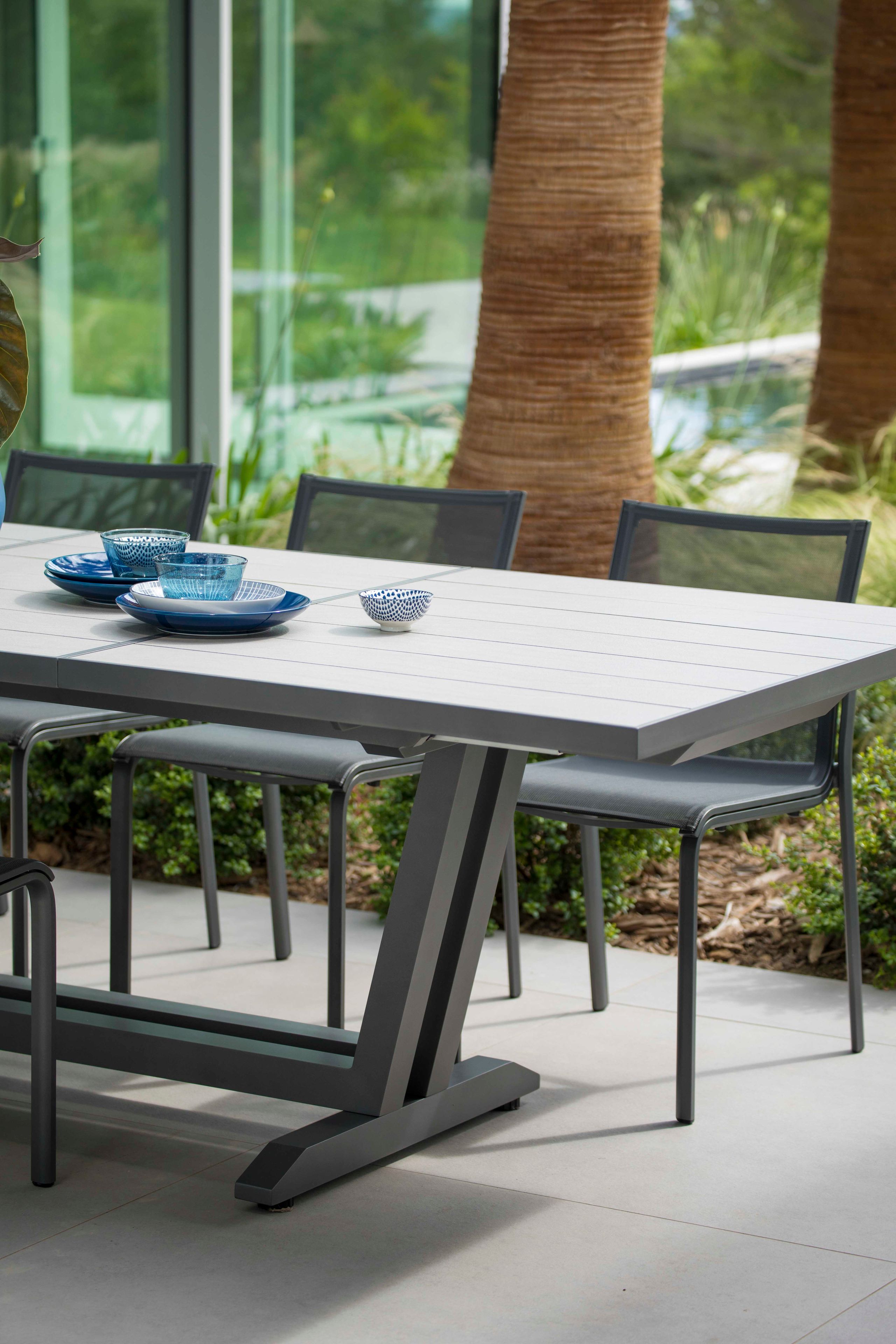 HPL выдвижной прямоугольный садовый стол Les Jardins® Amaka ARCH-00132637 - Вид №6