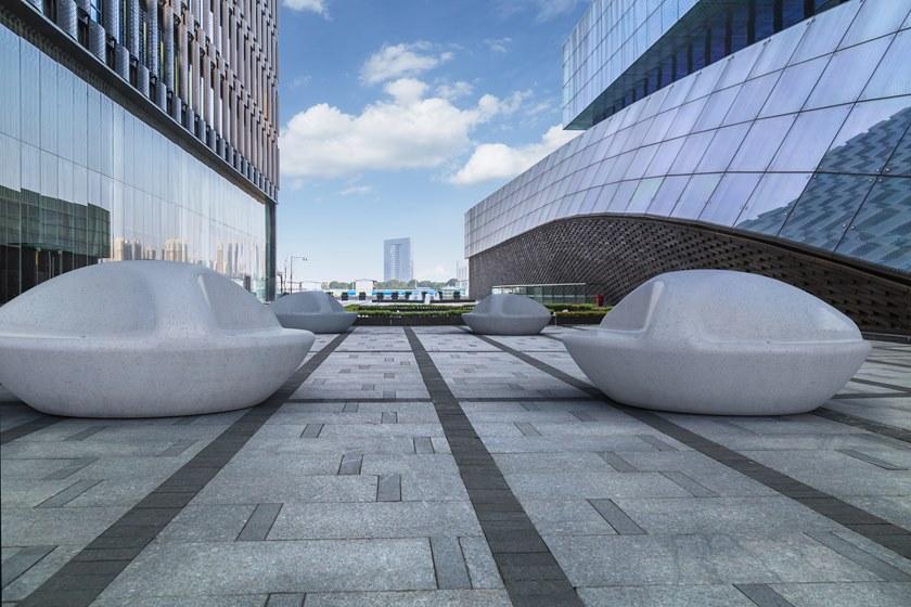 Bellitalia Круглая скамья из реконструированного камня sun-id-1357942 - Вид №5