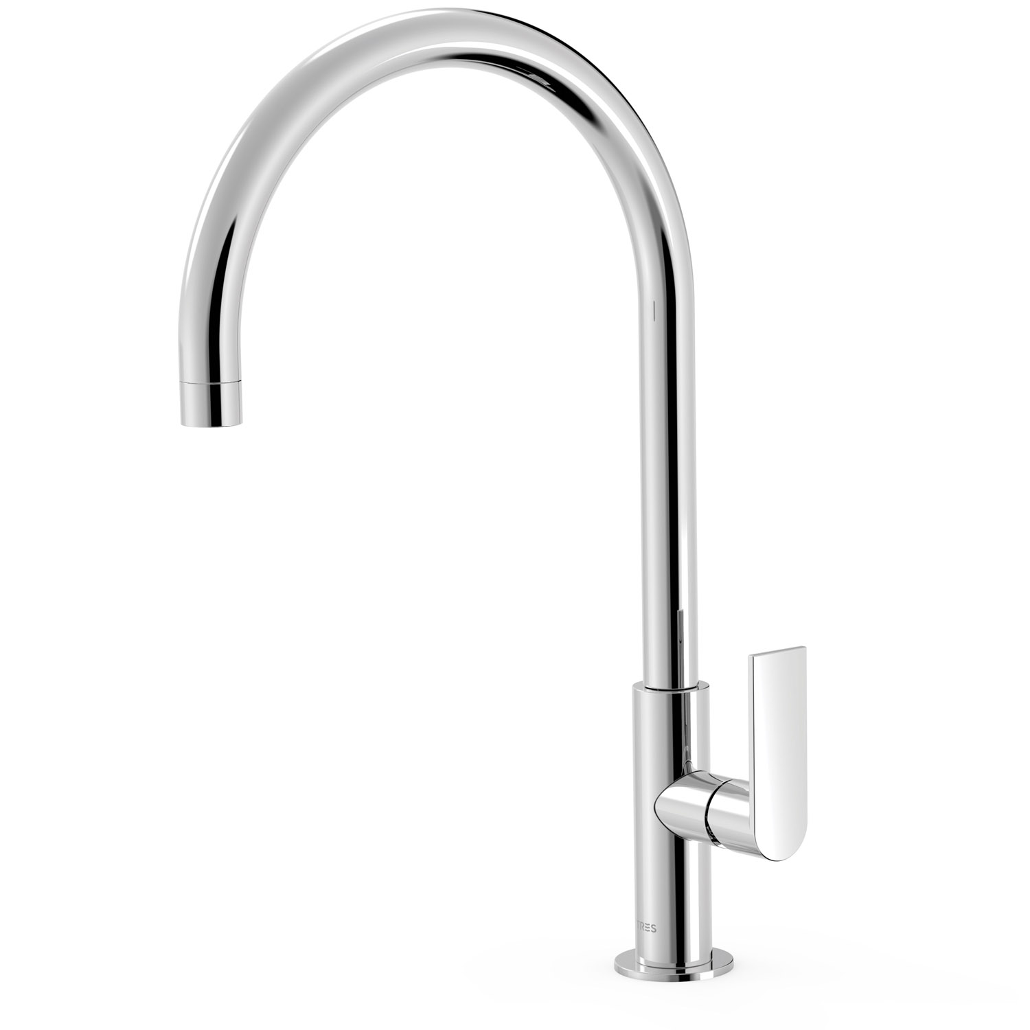 Смеситель для умывальника LOFT XXL с одной ручкой и боковым рычагом-20020506 TRES 