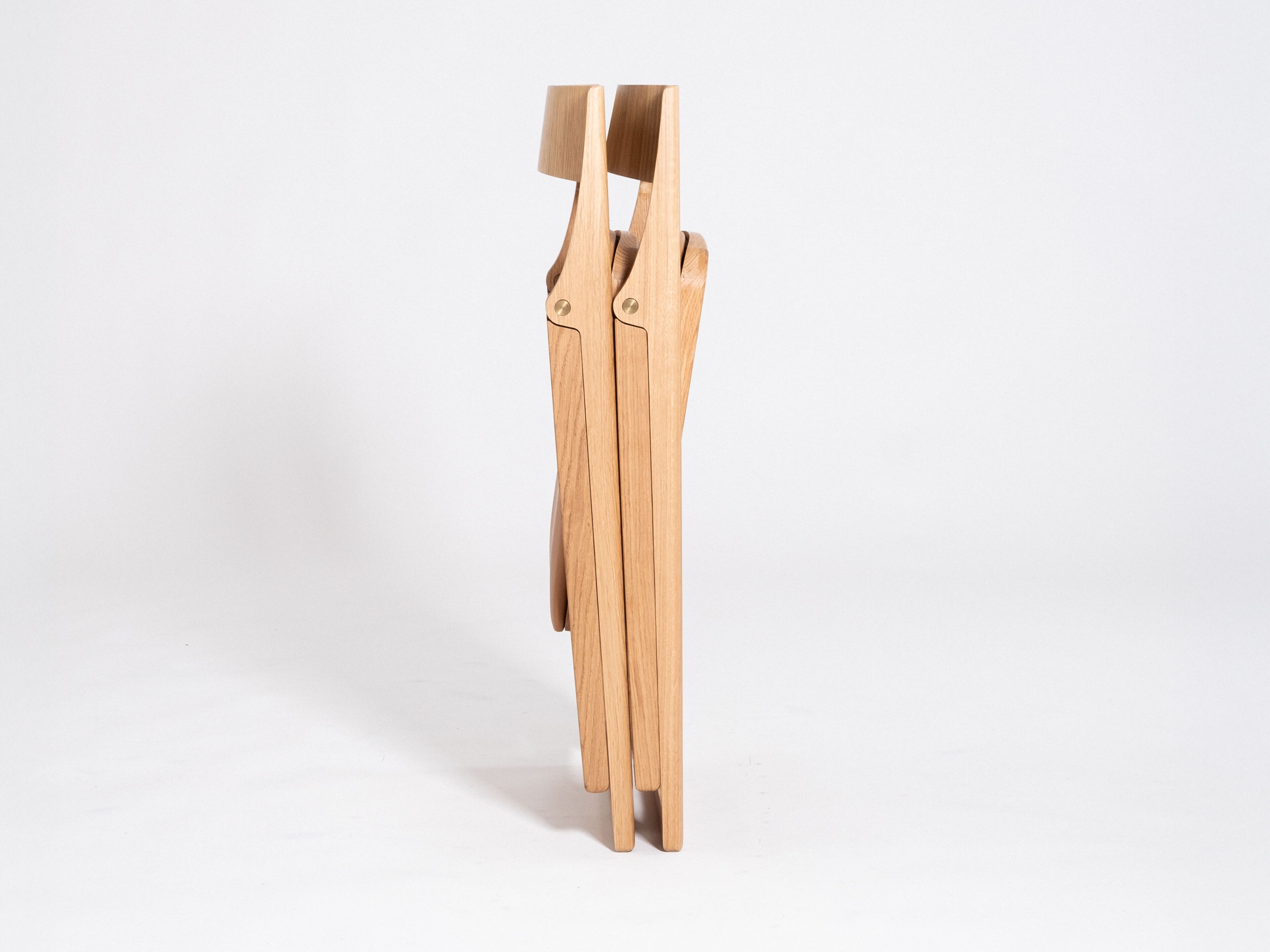 Складной стул из дуба с мягким сиденьем Patrick Jouin Edition MONK ARCH-00149110 - Вид №4