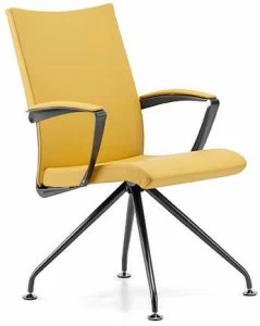 TALIN Кожаное кресло на эстакаде с подлокотниками для залов ожидания Avia