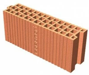 T2D Блок перегородок из кирпича Poroton® tramezze M48