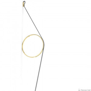 Flos F9513044 grey/gold светильник Wirering настенный