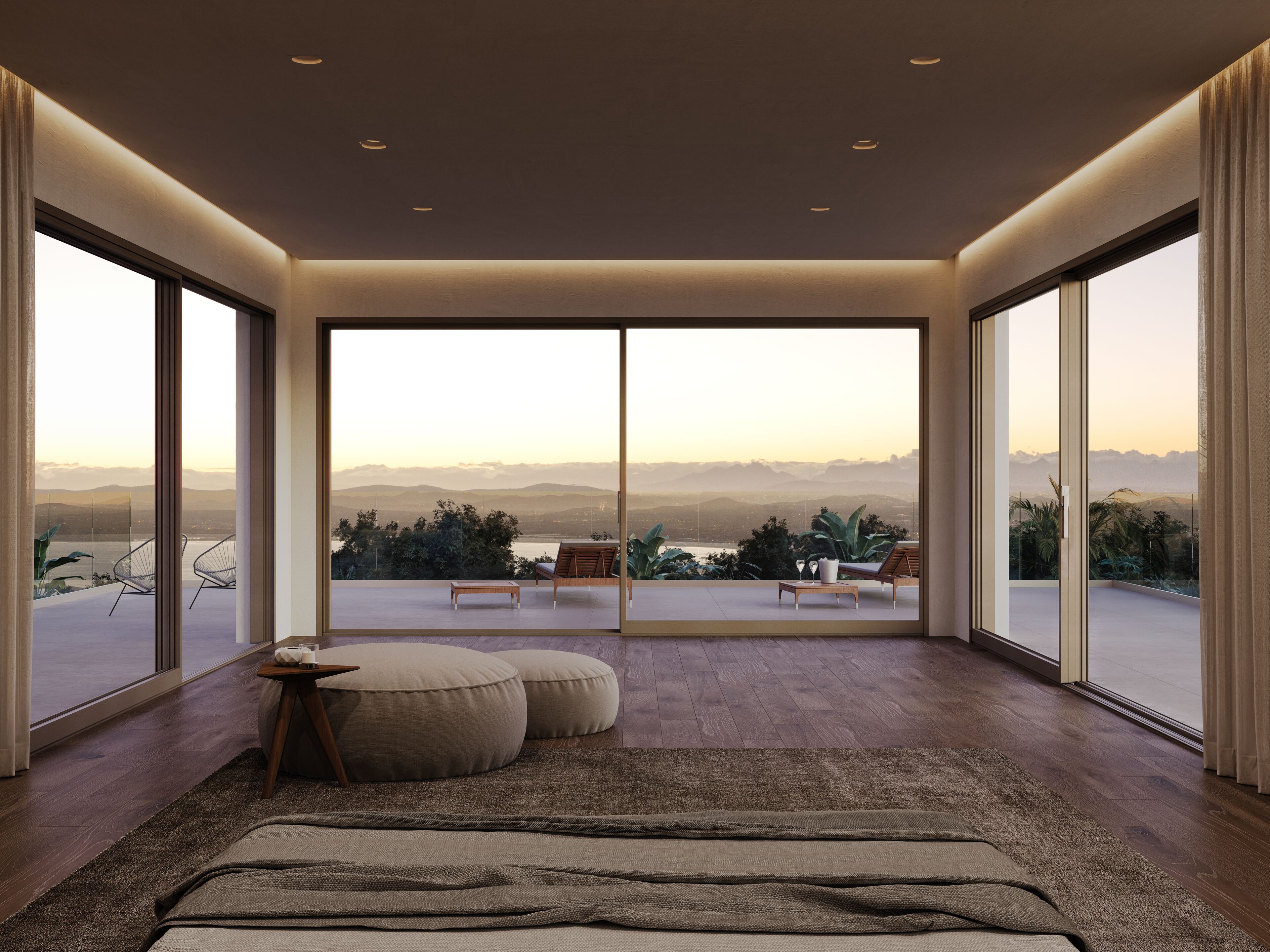 Алюминиевая раздвижная дверь-окно NURITH резюме ARCH-00108728 - Вид №2