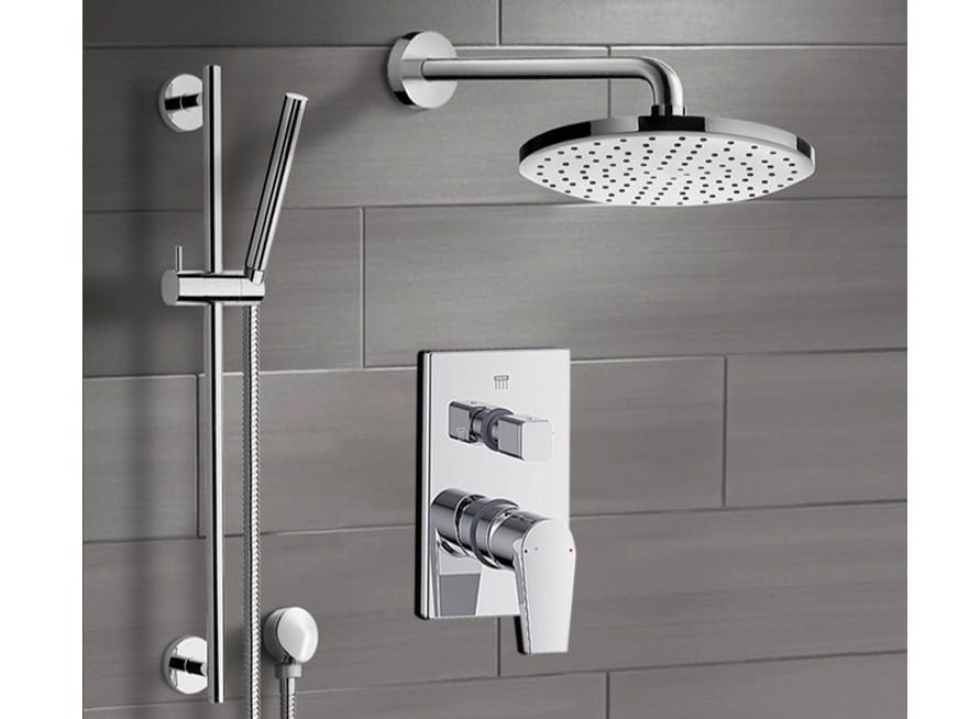 Набор для душа из латуни с душем Fontana Showers FS1518BR ARCH-00128893