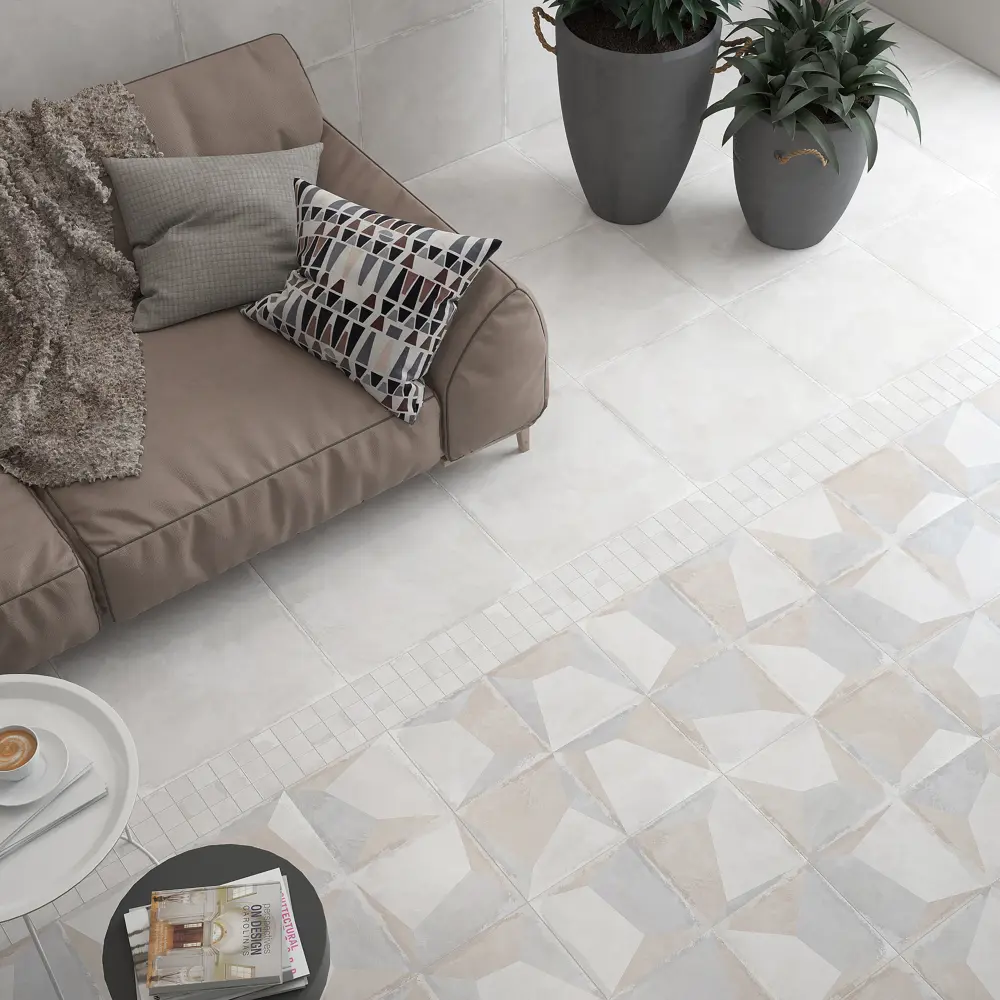 Керамогранит Керамин Логос 50x50 см 1.25 м² цвет белый STLM-2053794 - Вид №6