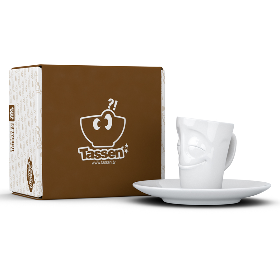 T02.12.01 Кофейная чашка с блюдцем tassen cheery 80 мл белая Tassen by FIFTYEIGHT PRODUCTS  - Вид №10