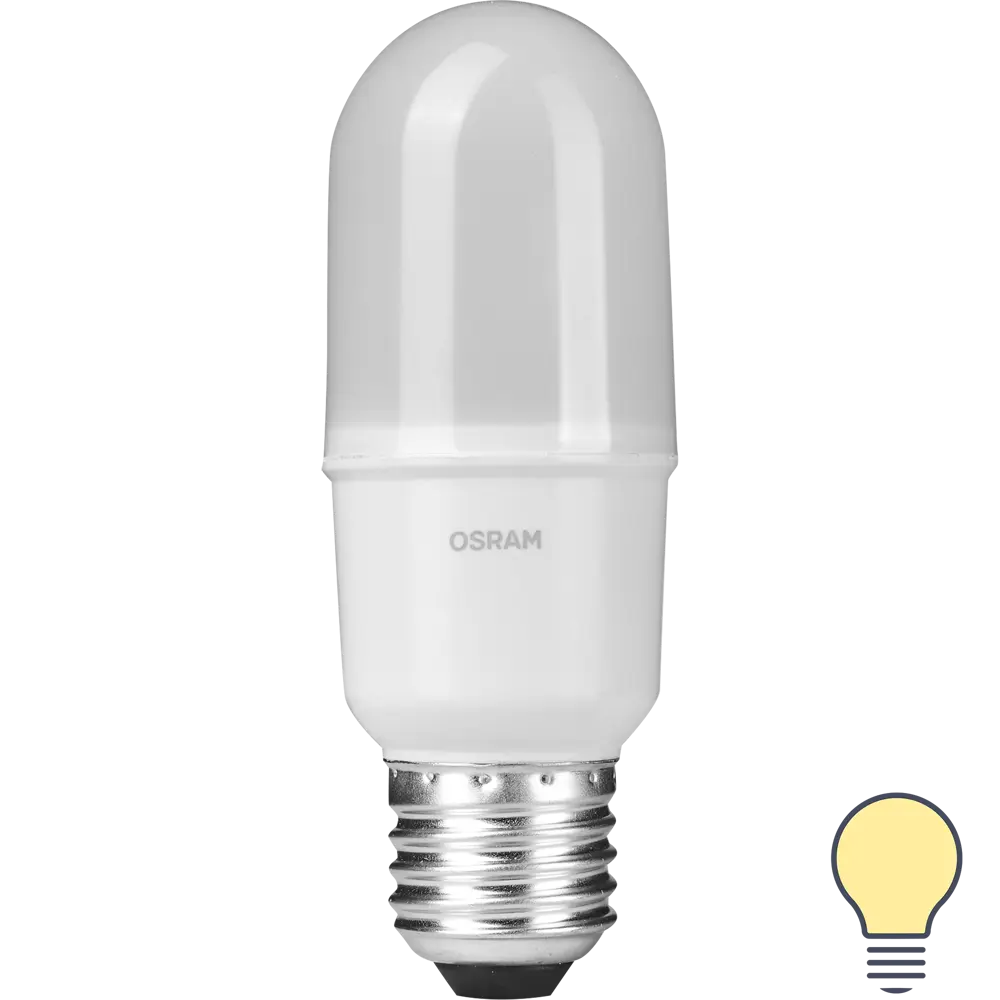 Лампа светодиодная Osram E27 10 Вт цилиндр матовая 1055 лм теплый белый свет 82509521 STLM-2070993 