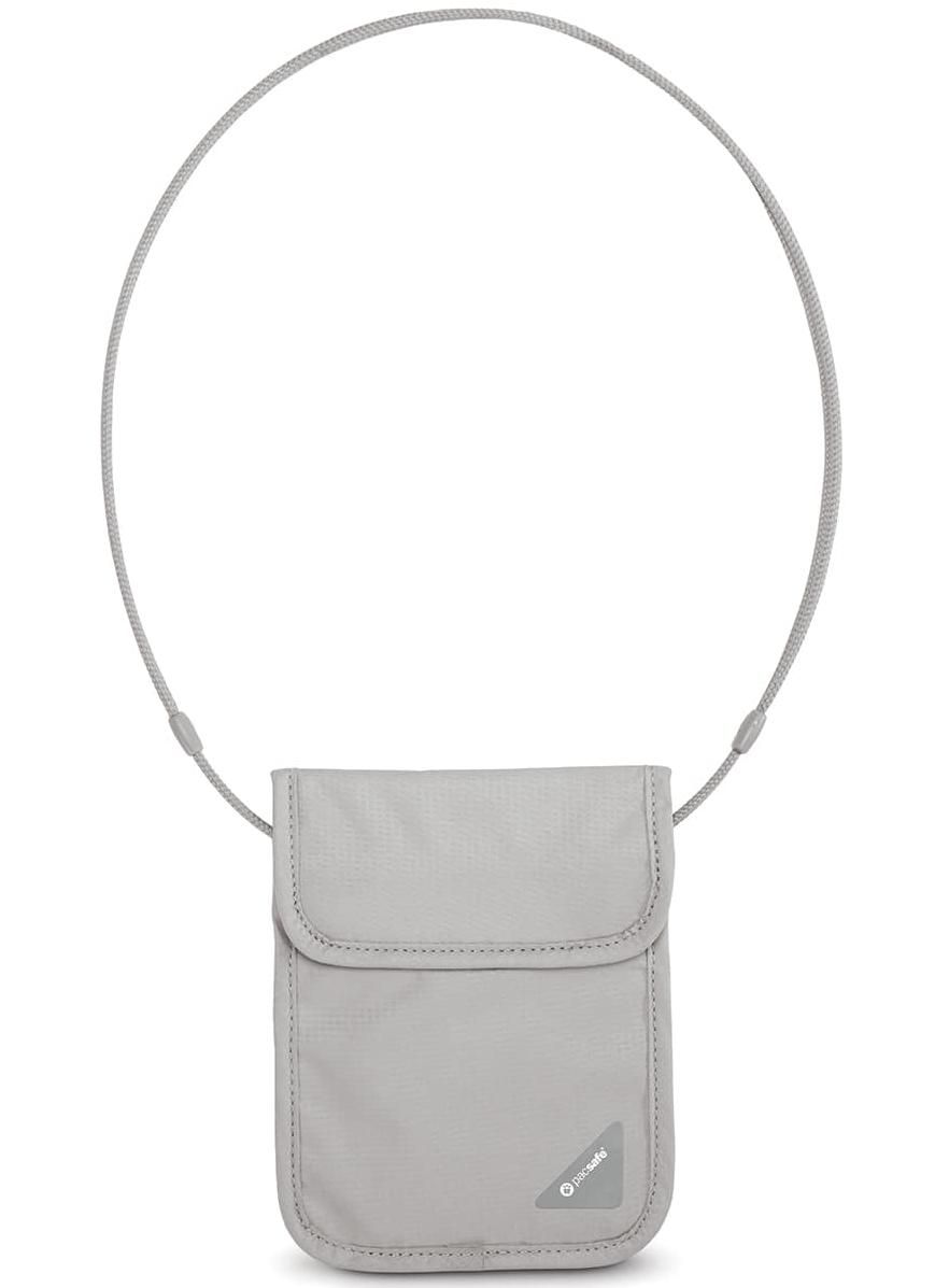 10148103 Кошелек на шею 10148 X75 Anti-theft RFID Blocking Neck Pouch PacSafe Coversafe 