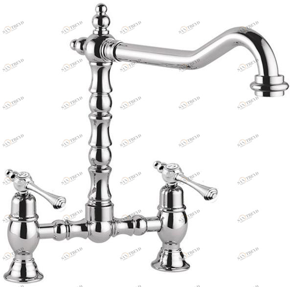 Rubinetteria Giulini Смеситель для умывальника на 2 отверстия с регулируемым изливом Londra 7237