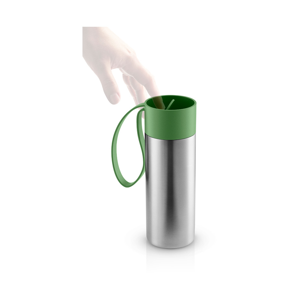 EVA SOLO 567445 Термос To Go, 350 мл, светло-зелёный Нержавеющая сталь, силикон, пластик  - Вид №1