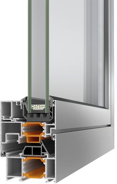 Alumil Распашное окно с терморазрывом из алюминия и дерева Smartia systems sun-id-1468215 - Вид №2