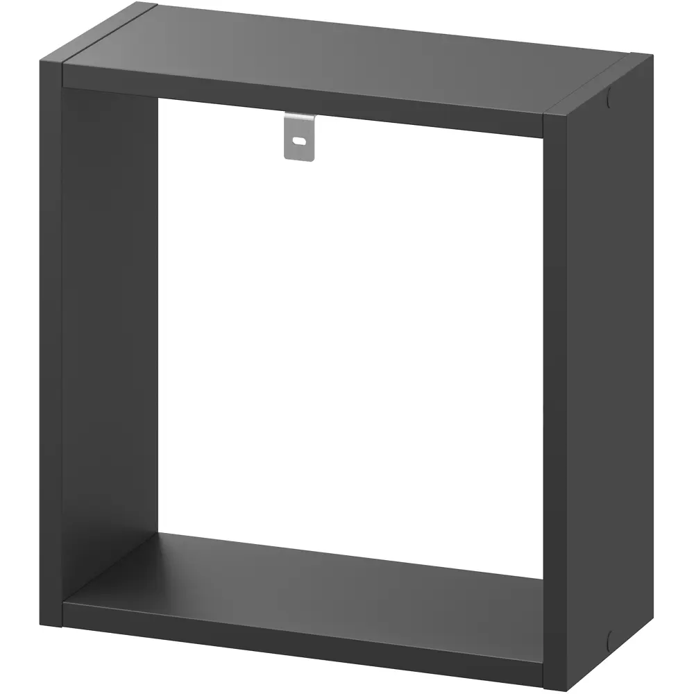 Стеллаж SPACEO KUB 1/2К, 36х36х15,9 см, цвет графит 82037448 STLM-2080967  - Вид №2