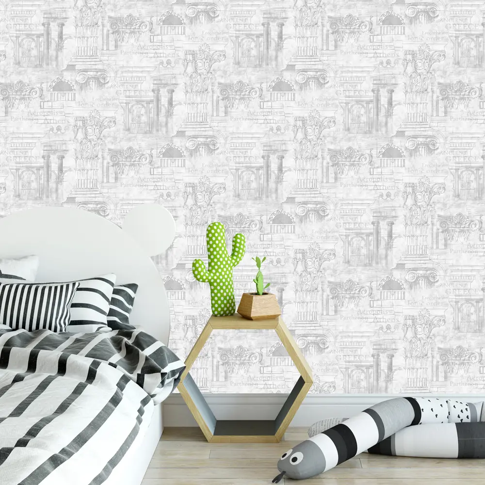 Обои флизелиновые Аспект Афины серые 1.06 м 70164-14 АСПЕКТ РУ STLM-2194949 - Вид №2