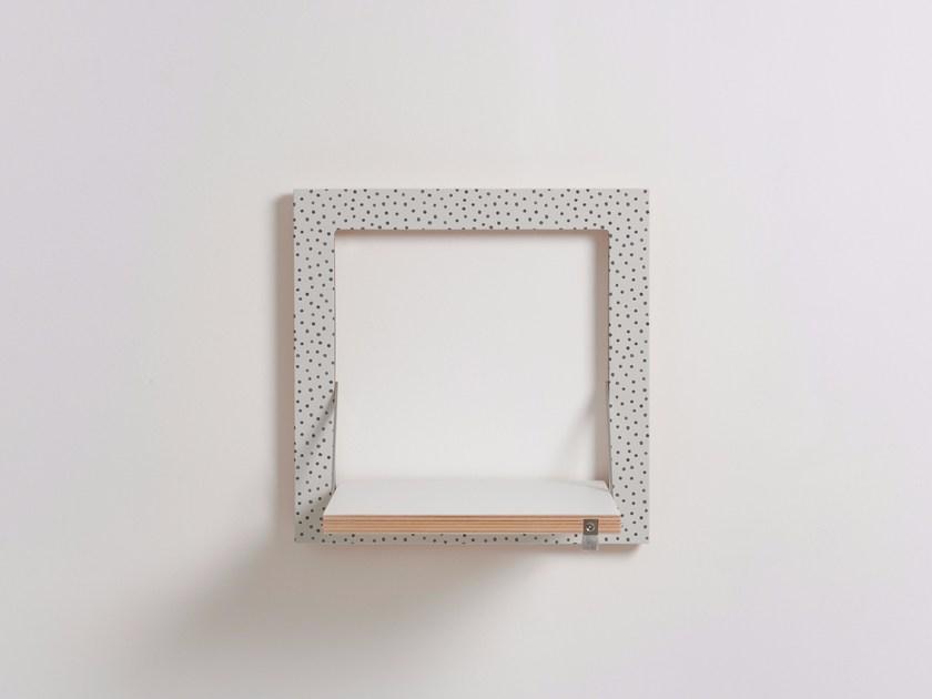 AMBIVALENZ Складная фанерная полка Fläpps shelf 40×40-1 Fl020044 - Вид №2