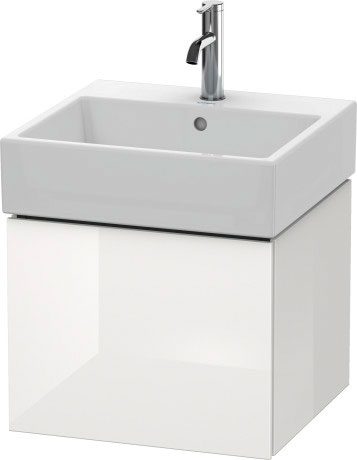 LC617400909 L-Cube Тумбочка подвесная Светло-голубой матовый декор Duravit - Вид №2