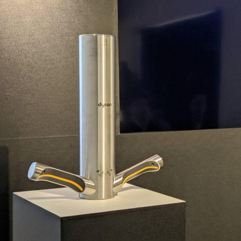 HU03 DYSON AIRBLADE 9KJ Сушилка для рук электрическая корпус из никеля (314696-01 Англия) AIRBLADE HU03 - Вид №9