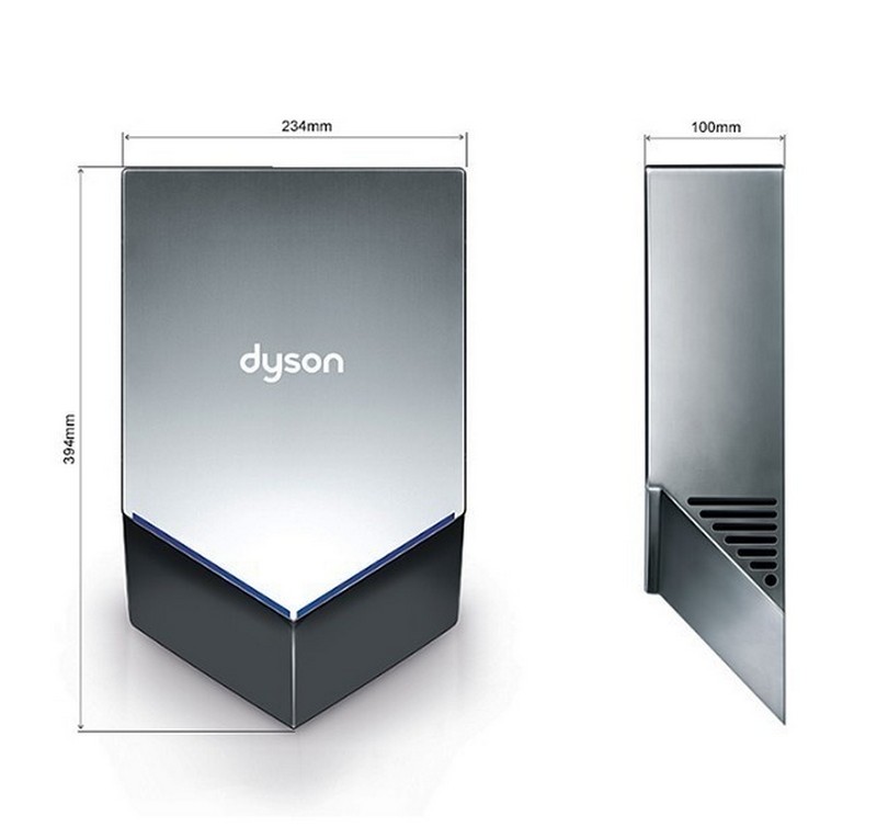 HU02 DYSON AIRBLADE Сушилка для рук электрическая белый корпус (307169-01 Англия) AIRBLADE HU02 - Вид №5