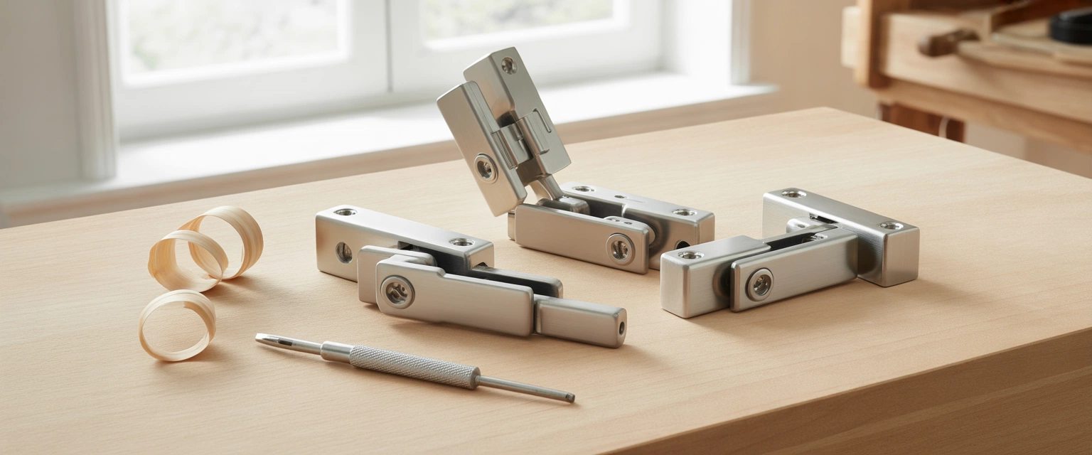 DIN 81402 Четырехшарнирные петли с доводчиком - Баннер категории