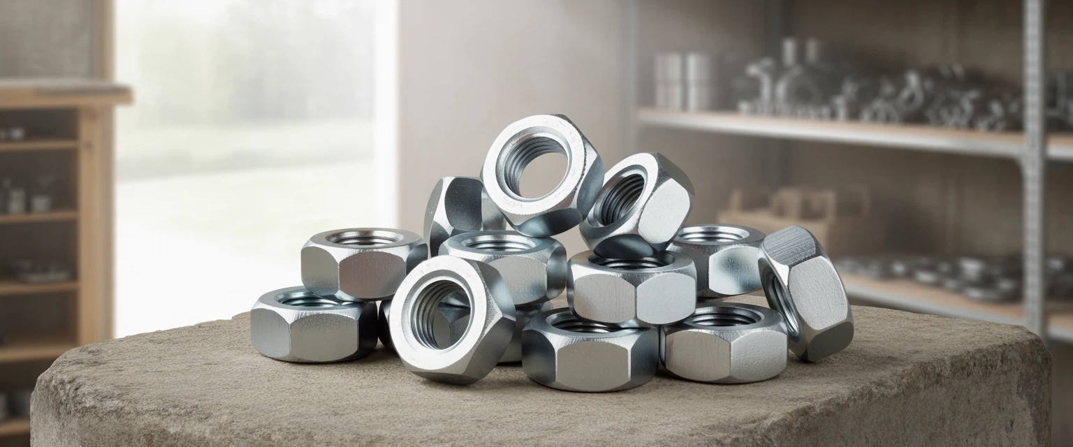 DIN 934 Шестигранные гайки (стандартные) - Баннер категории