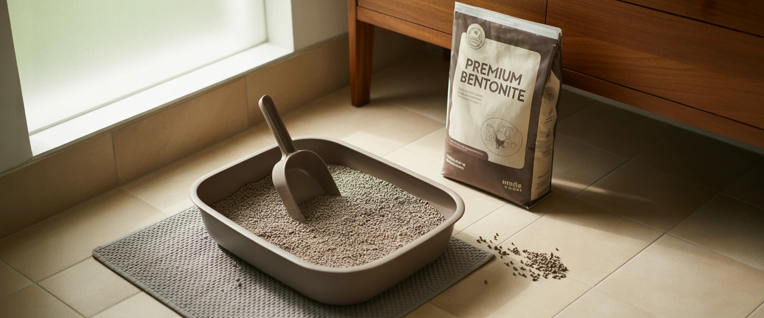 Бентонитовые наполнители для кошачьих туалетов - Баннер категории