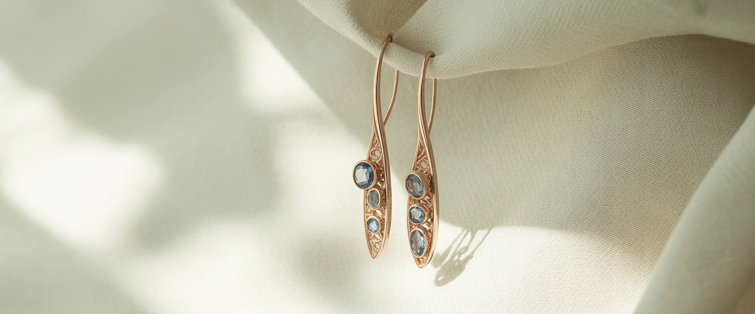 Длинные серьги - Баннер категории