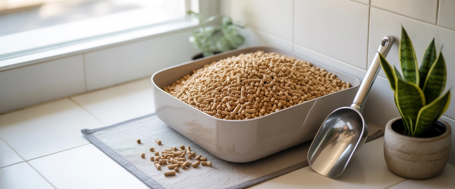 Древесные наполнители для кошачьих туалетов - Баннер категории