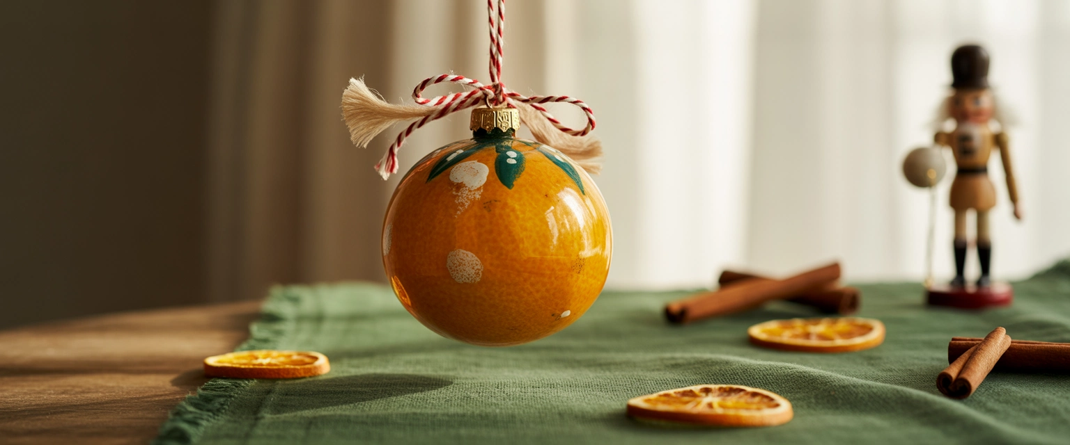 Елочная игрушка апельсин - Баннер категории