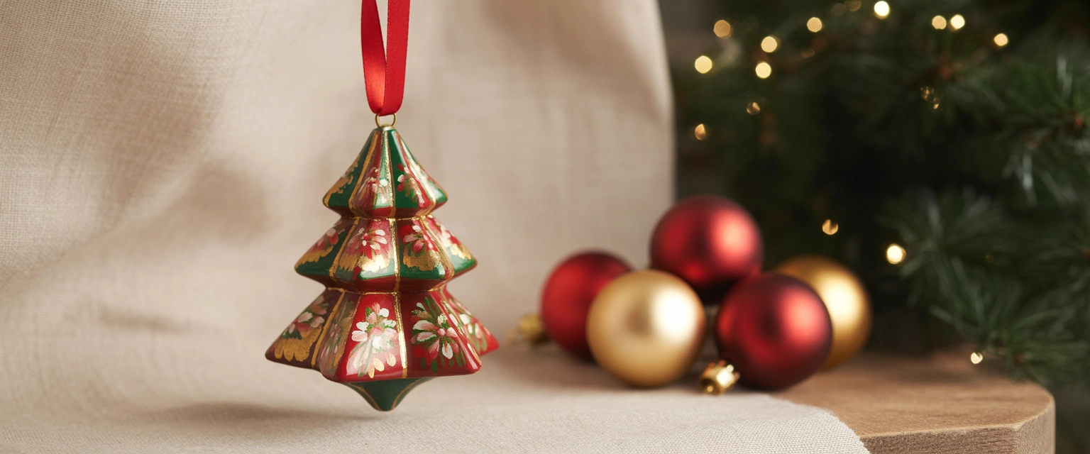 Елочная игрушка Волчок - Баннер категории