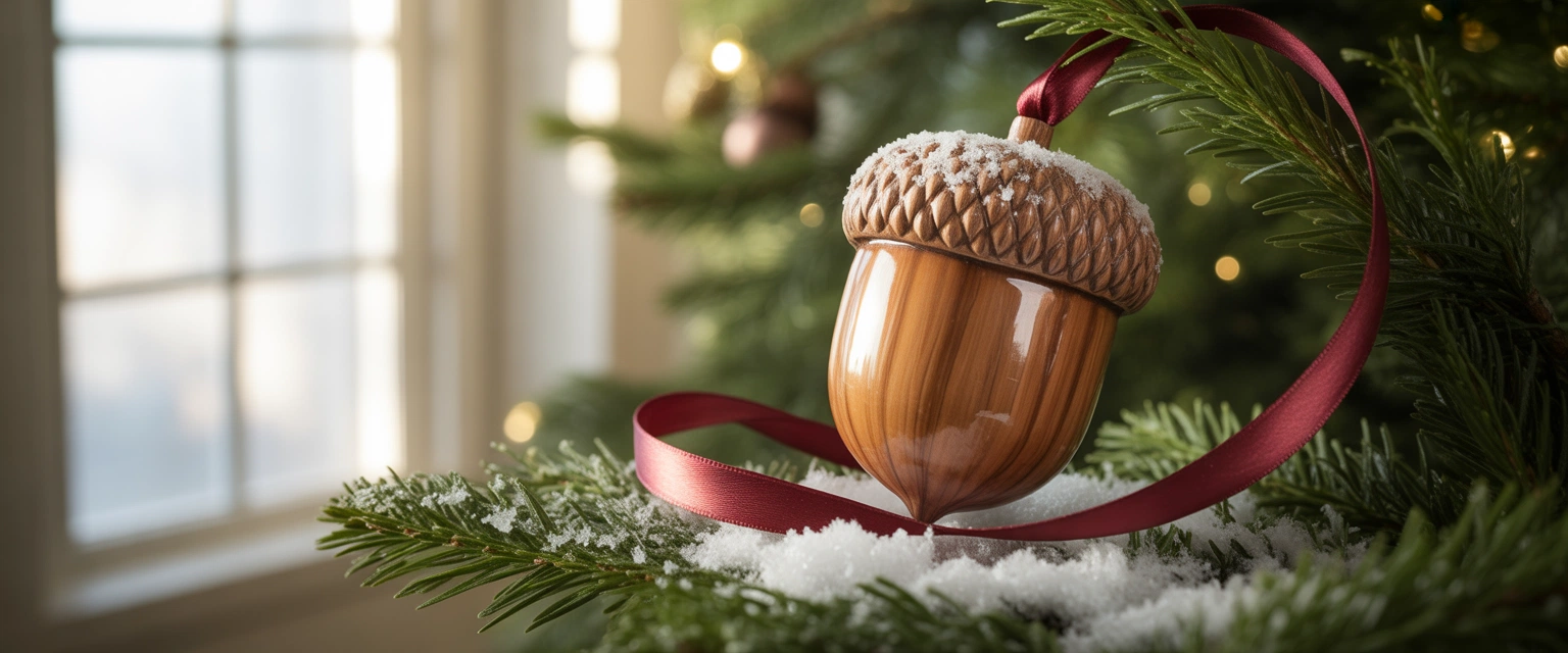 Елочная игрушка Желудь - Баннер категории