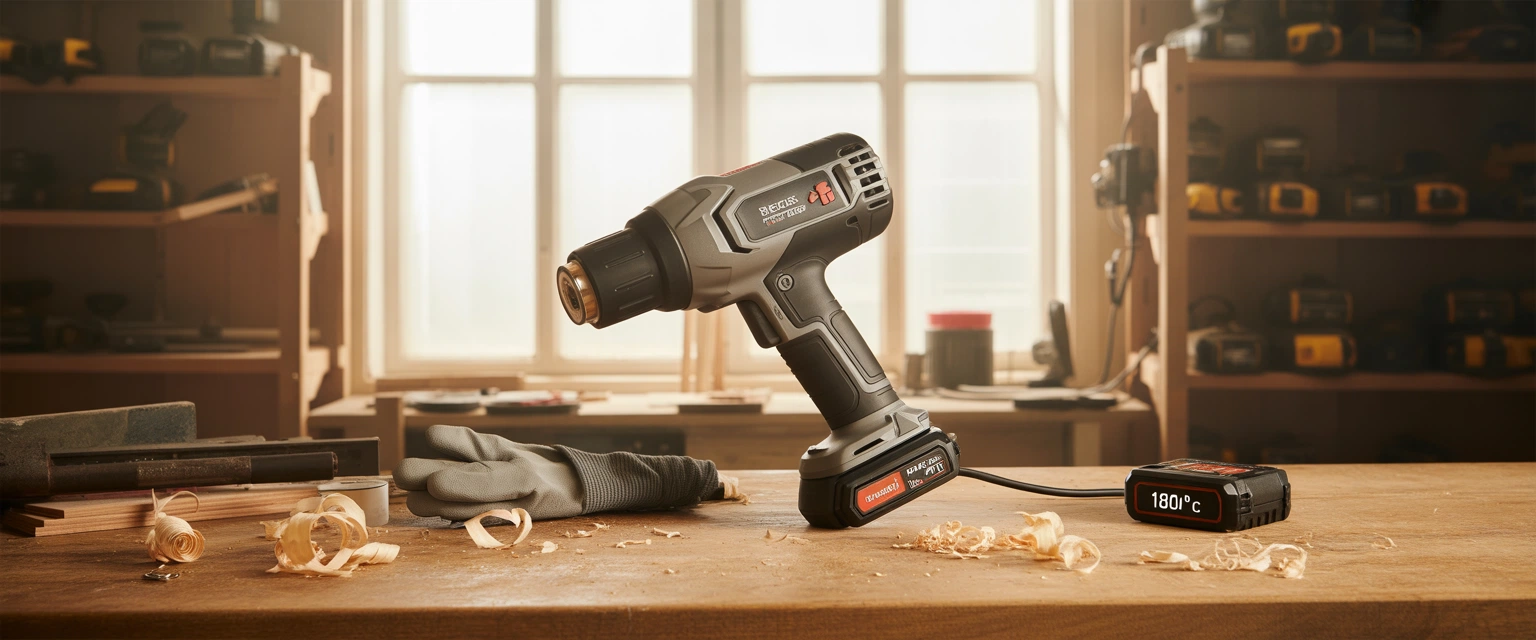 Фен строительный аккумуляторный - Баннер категории