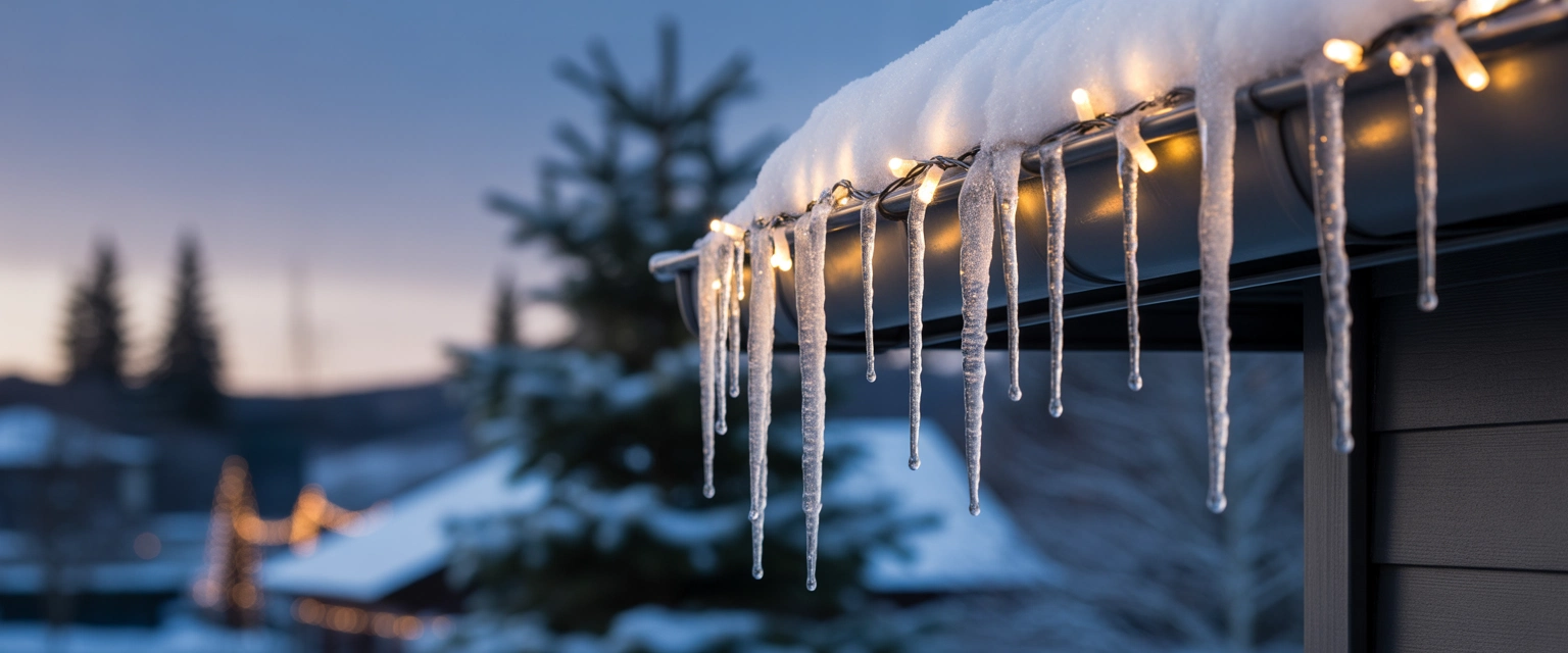 Гирлянды сосульки - Баннер категории