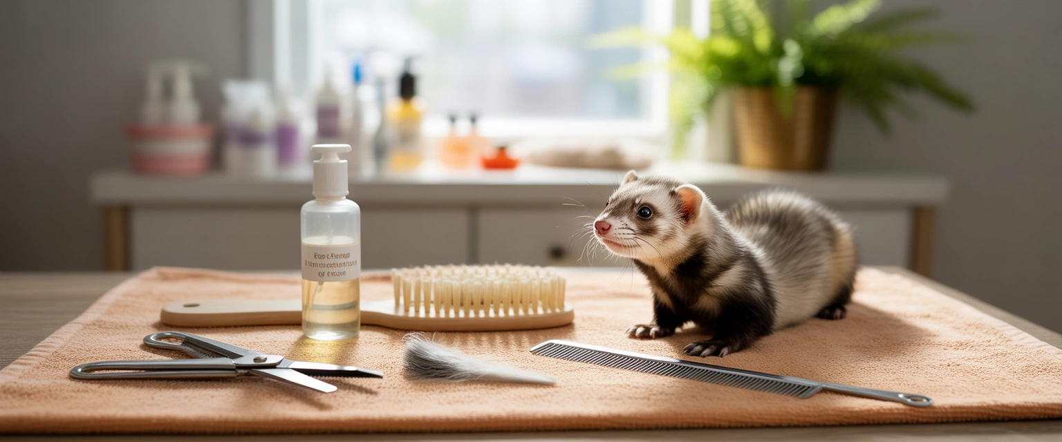 Груминг для хорьков и грызунов - Баннер категории