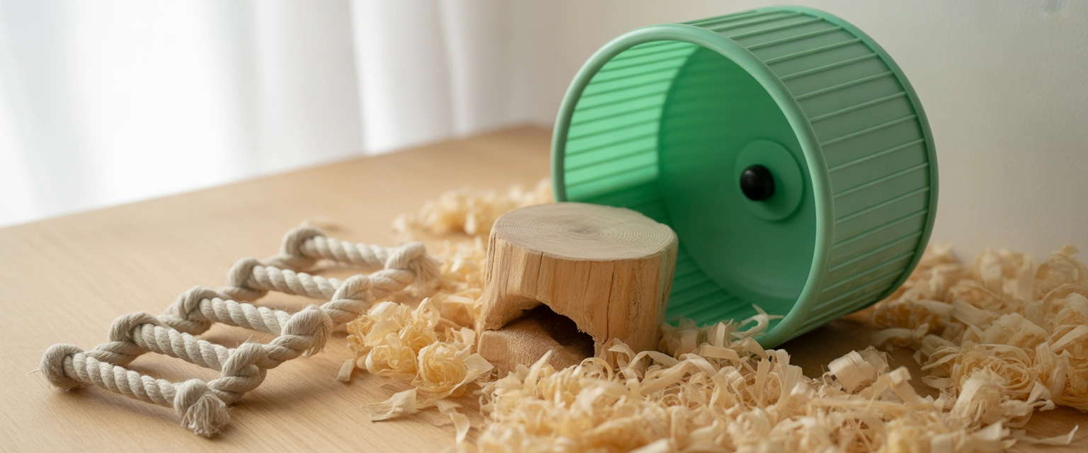 Игрушки для хомяков и других грызунов - Баннер категории