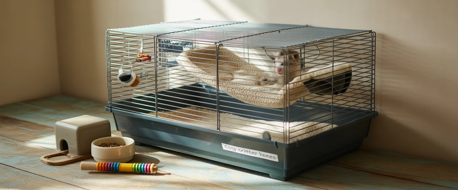 Клетки и переноски для хорьков и грызунов - Баннер категории