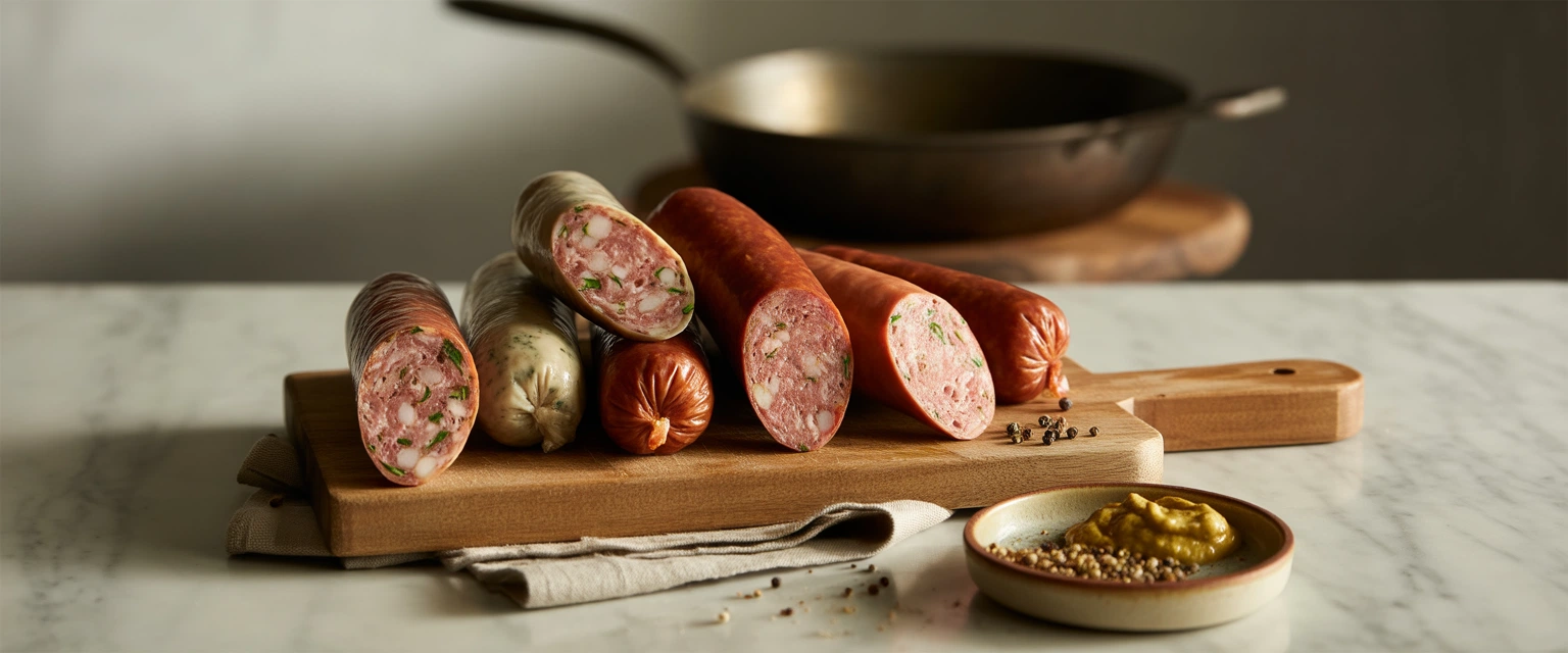 Колбасы, сосиски - Баннер категории