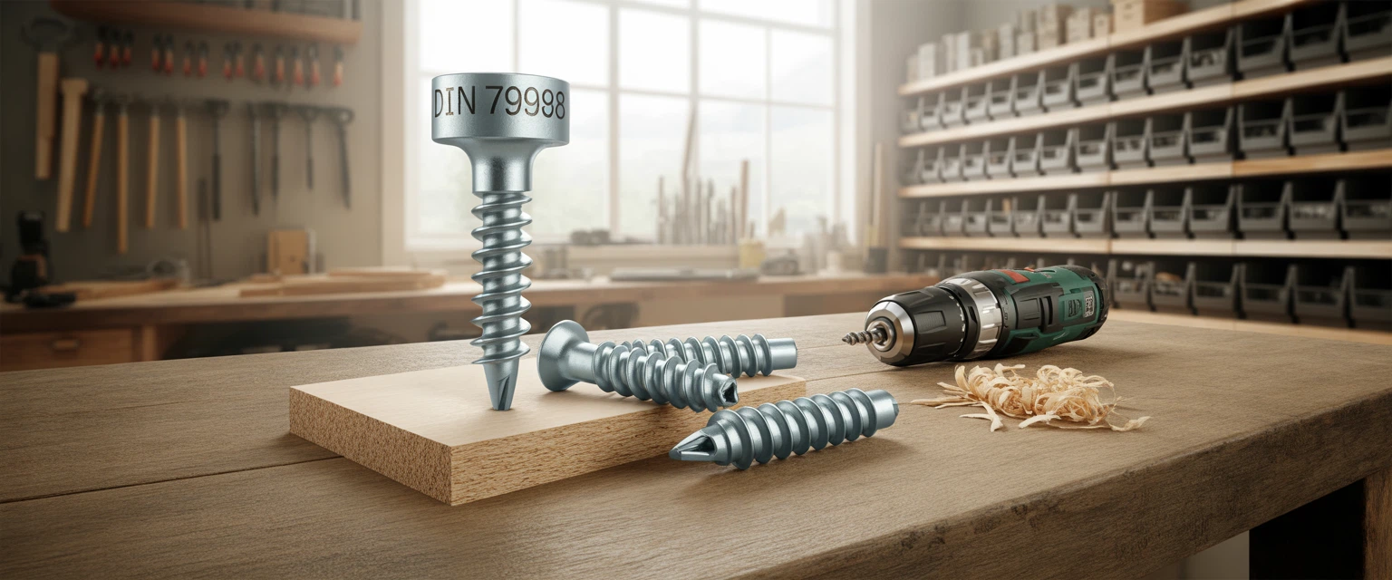 Конфирматы (DIN 7998 мебельные шурупы) - Баннер категории